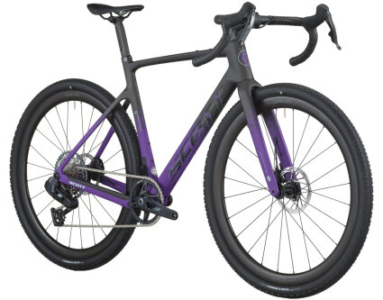 Scott Addict Gravel 20 carbon black/indigo purple