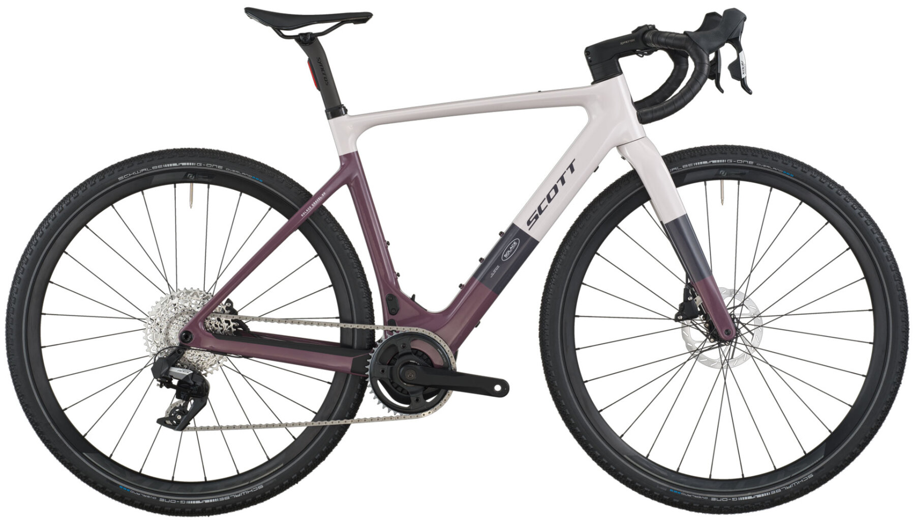 Scott Solace Gravel eRide 30 mineral pink/flint purple - Bikediscount